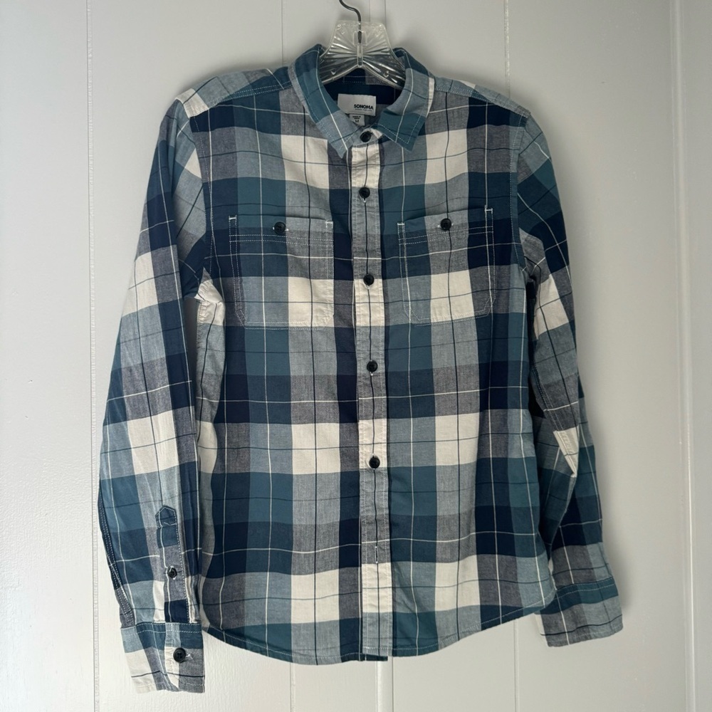 Sonoma Plaid Button Down Shirt - Picture 4 of 5